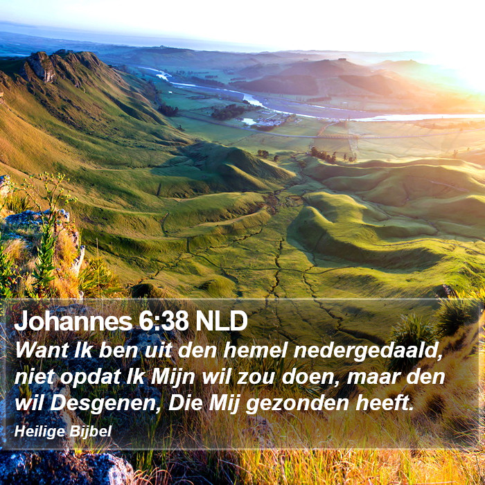 Johannes 6:38 NLD Bible Study