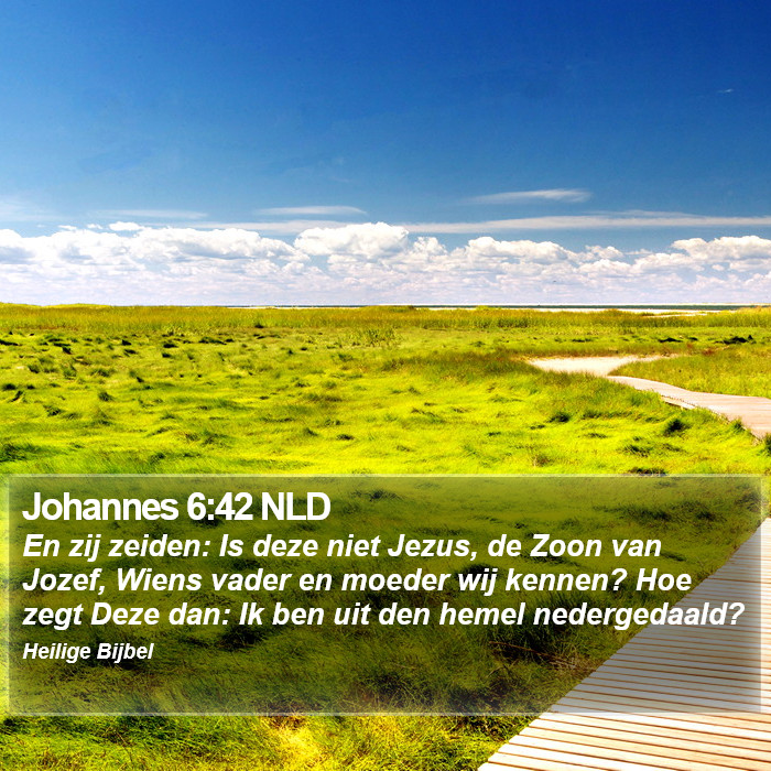 Johannes 6:42 NLD Bible Study