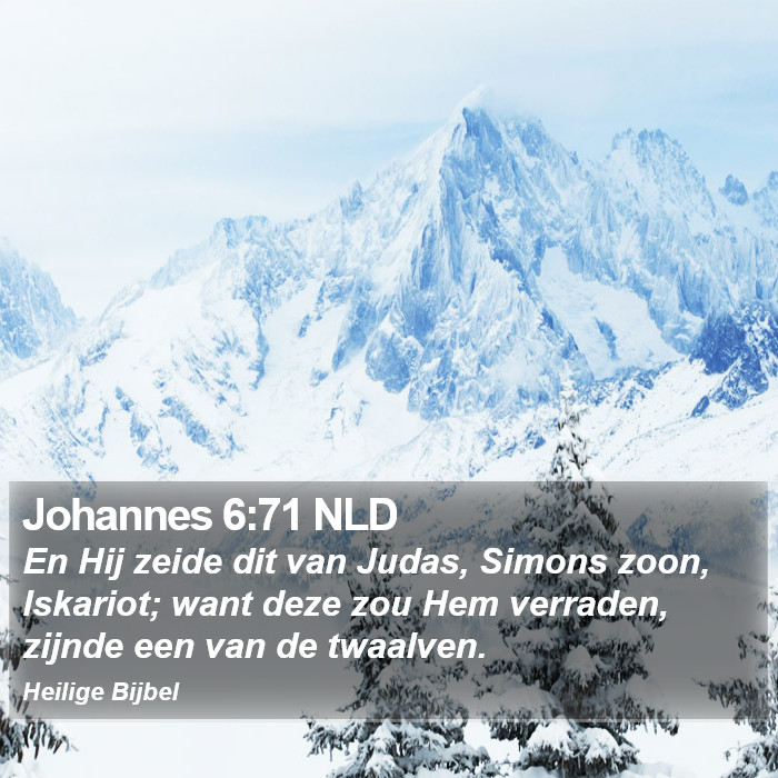 Johannes 6:71 NLD Bible Study