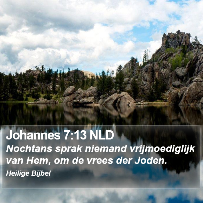 Johannes 7:13 NLD Bible Study