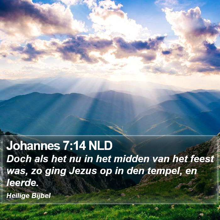 Johannes 7:14 NLD Bible Study