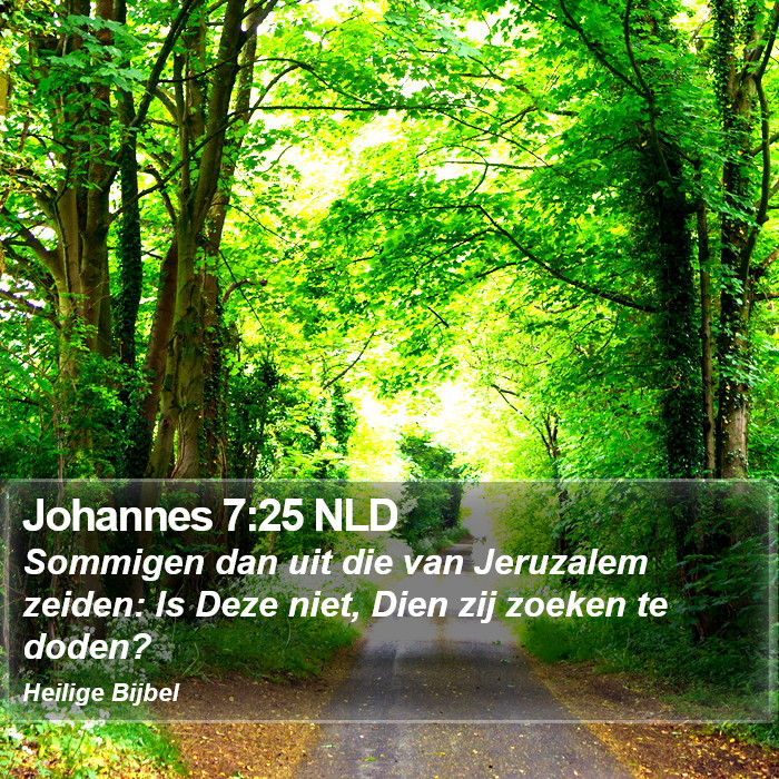 Johannes 7:25 NLD Bible Study