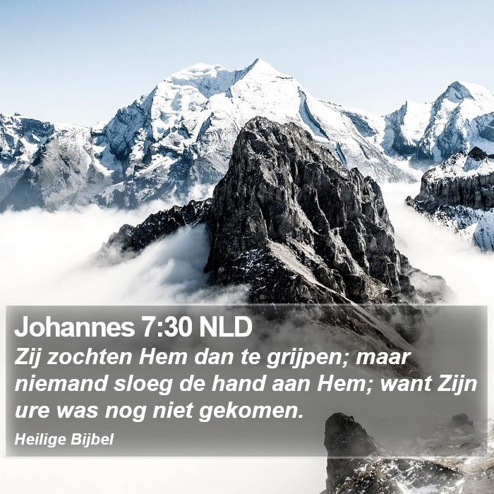 Johannes 7:30 NLD Bible Study