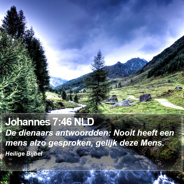 Johannes 7:46 NLD Bible Study