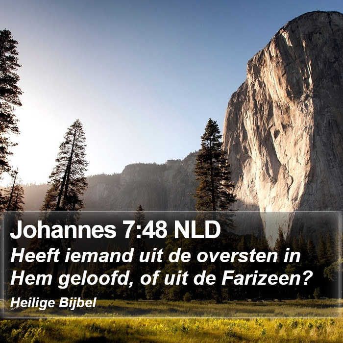 Johannes 7:48 NLD Bible Study