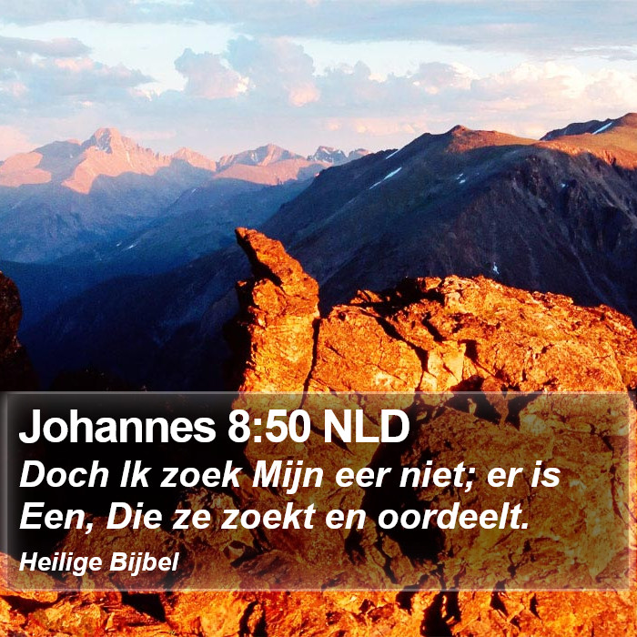 Johannes 8:50 NLD Bible Study