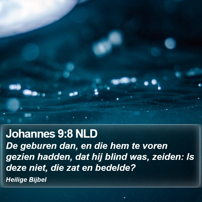 Johannes 9:8 NLD Bible Study