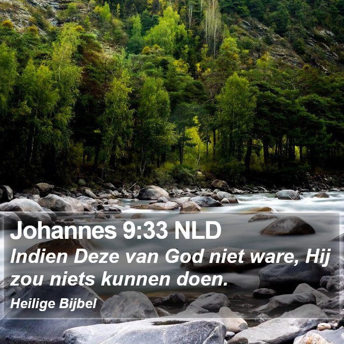 Johannes 9:33 NLD Bible Study