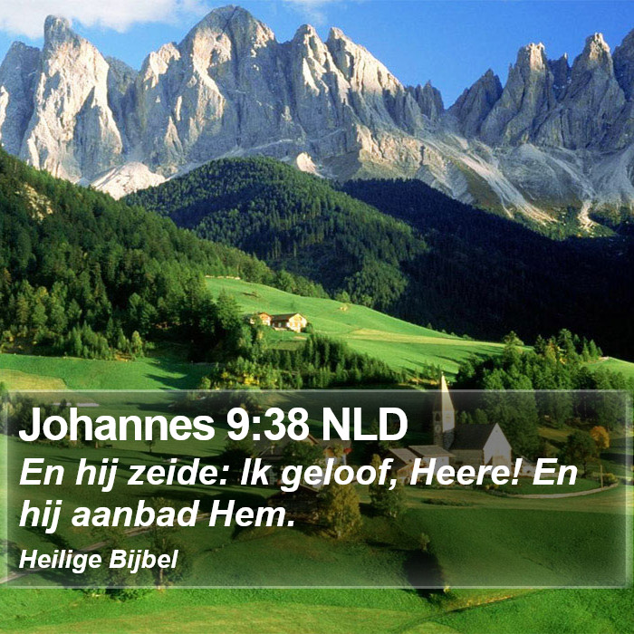 Johannes 9:38 NLD Bible Study