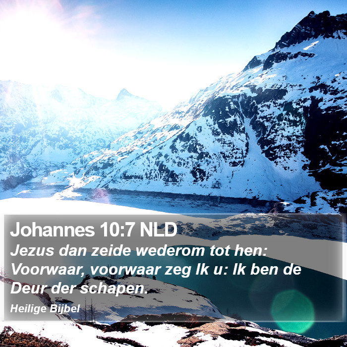 Johannes 10:7 NLD Bible Study