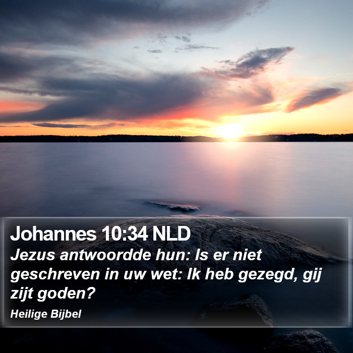 Johannes 10:34 NLD Bible Study