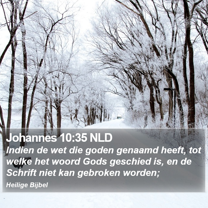 Johannes 10:35 NLD Bible Study