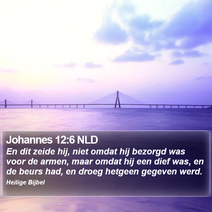 Johannes 12:6 NLD Bible Study