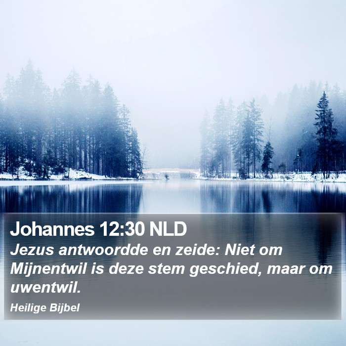 Johannes 12:30 NLD Bible Study