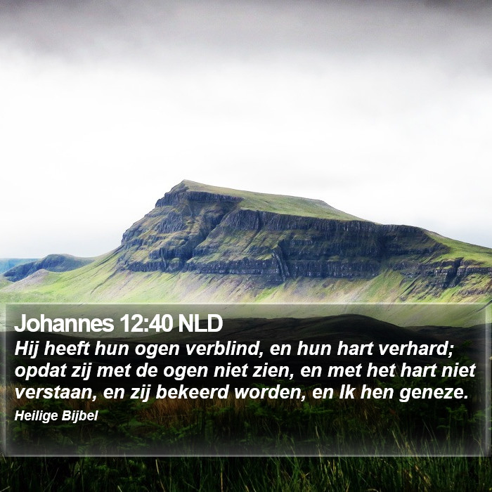 Johannes 12:40 NLD Bible Study