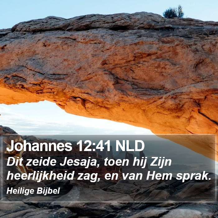 Johannes 12:41 NLD Bible Study