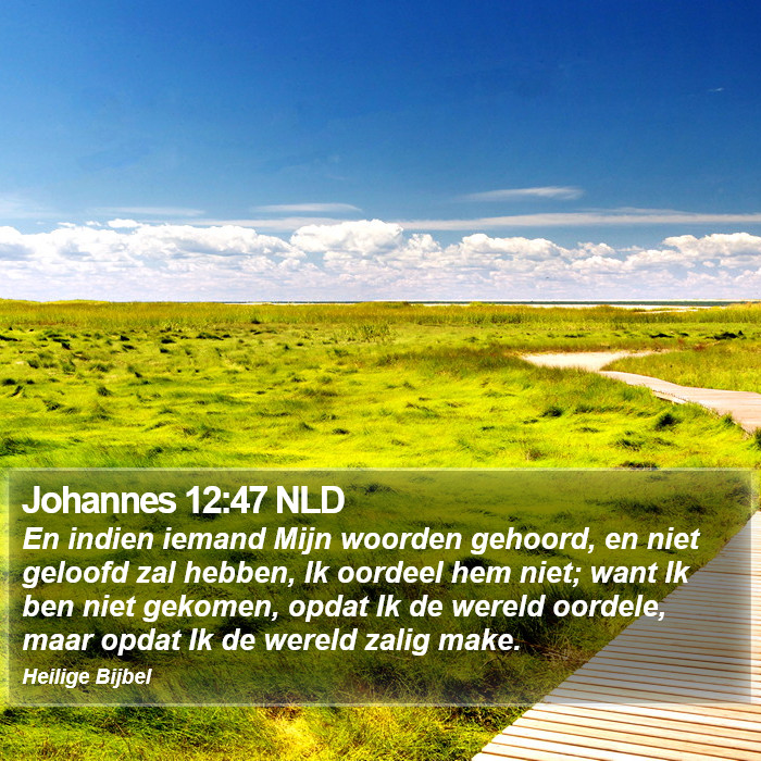 Johannes 12:47 NLD Bible Study