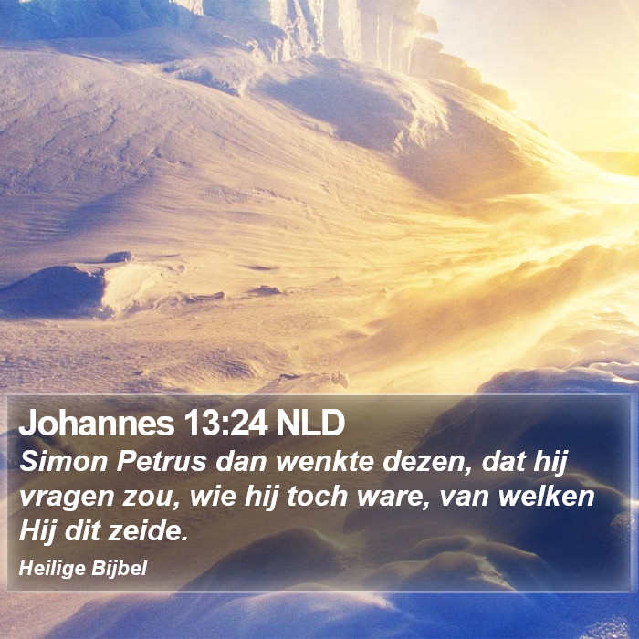 Johannes 13:24 NLD Bible Study