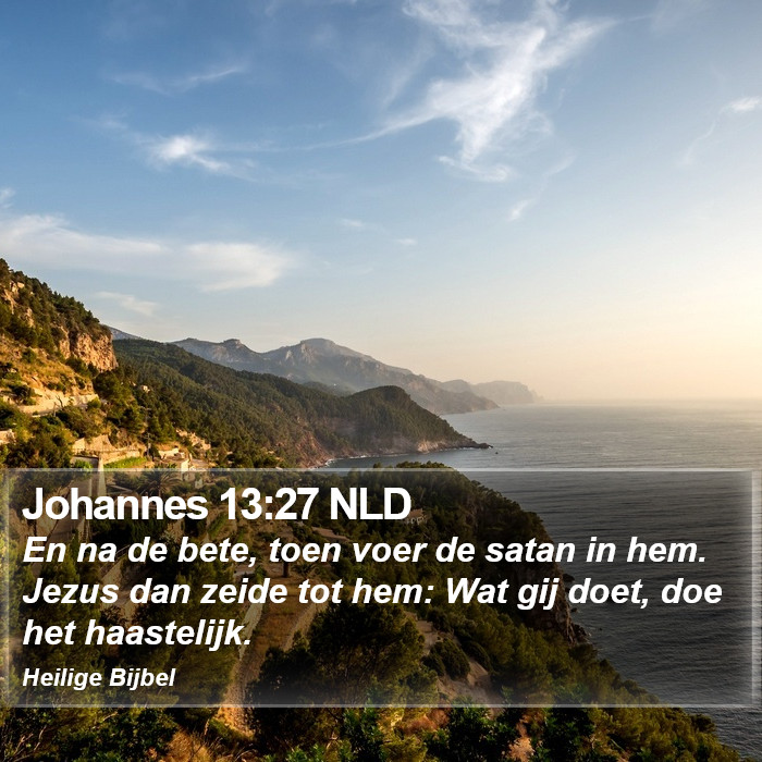 Johannes 13:27 NLD Bible Study