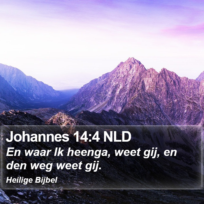 Johannes 14:4 NLD Bible Study