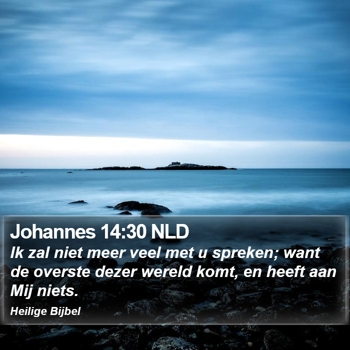 Johannes 14:30 NLD Bible Study