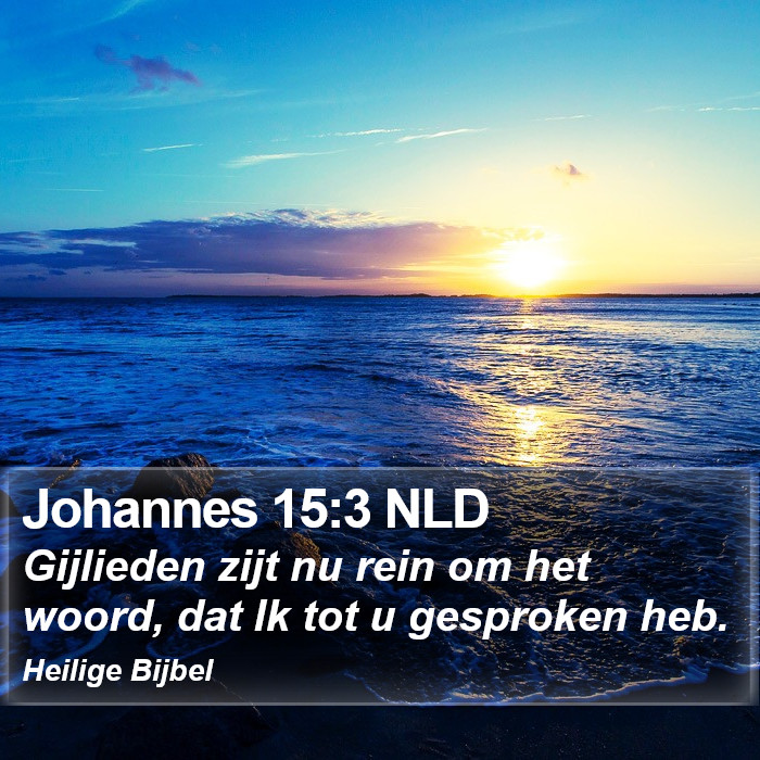 Johannes 15:3 NLD Bible Study