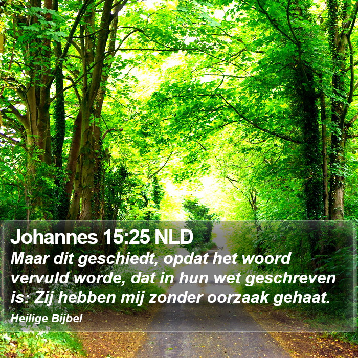 Johannes 15:25 NLD Bible Study