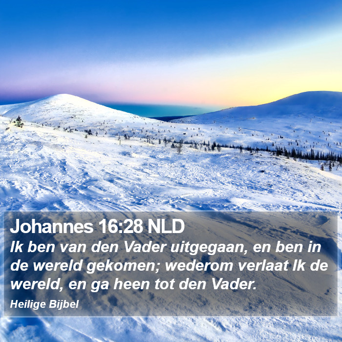 Johannes 16:28 NLD Bible Study