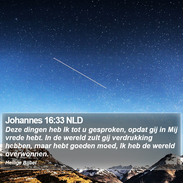 Johannes 16:33 NLD Bible Study