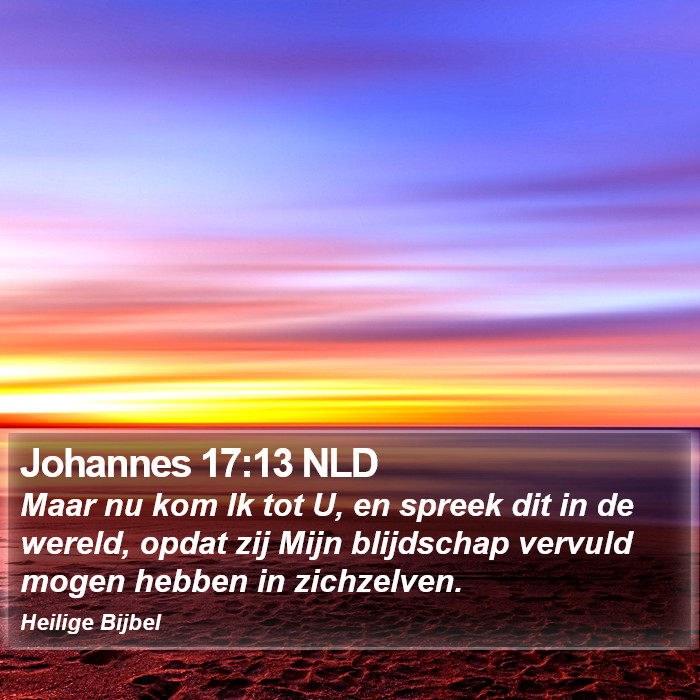 Johannes 17:13 NLD Bible Study