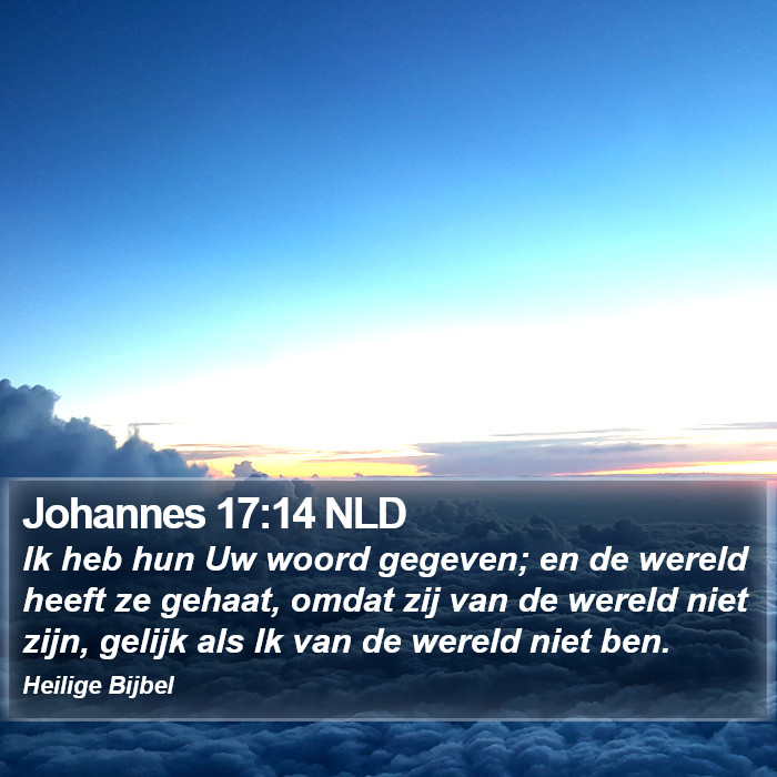 Johannes 17:14 NLD Bible Study