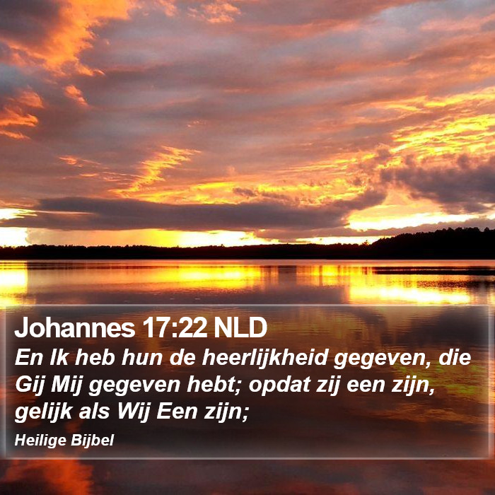 Johannes 17:22 NLD Bible Study