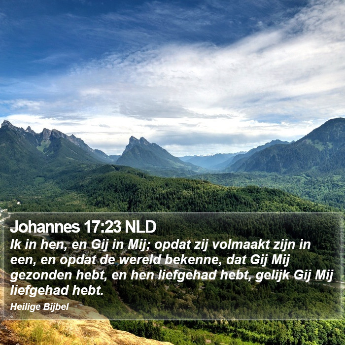 Johannes 17:23 NLD Bible Study