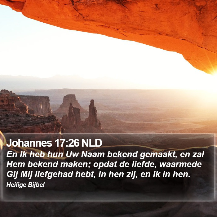 Johannes 17:26 NLD Bible Study