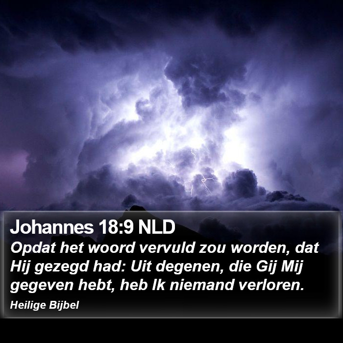 Johannes 18:9 NLD Bible Study