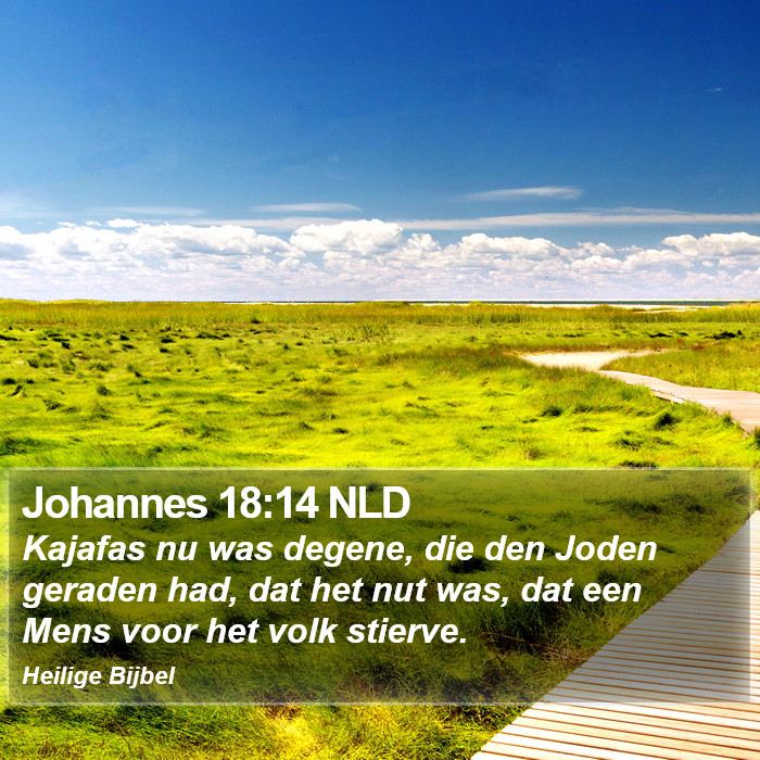 Johannes 18:14 NLD Bible Study