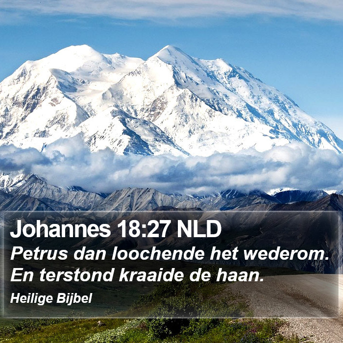 Johannes 18:27 NLD Bible Study