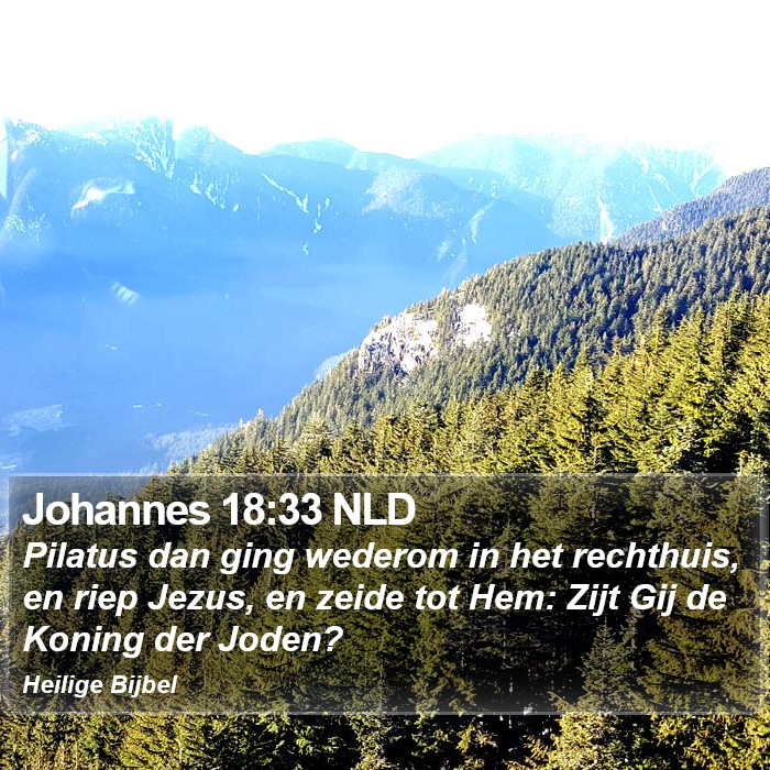 Johannes 18:33 NLD Bible Study