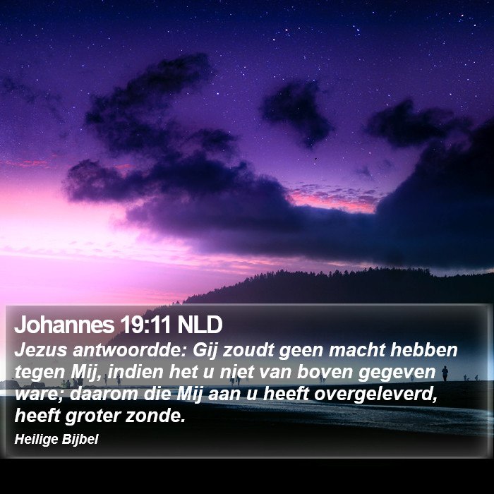 Johannes 19:11 NLD Bible Study