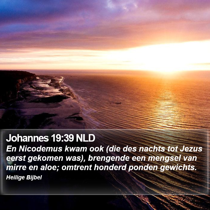 Johannes 19:39 NLD Bible Study