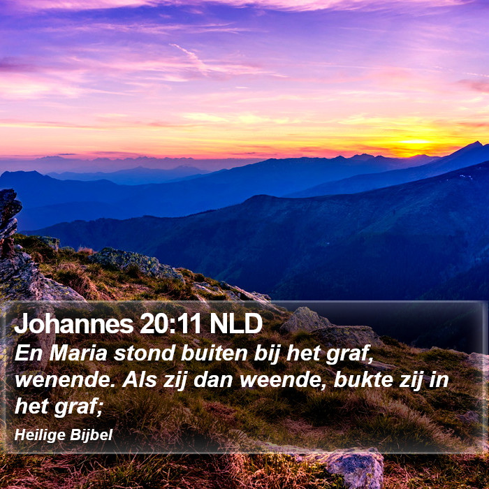 Johannes 20:11 NLD Bible Study