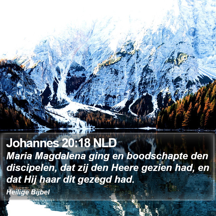 Johannes 20:18 NLD Bible Study