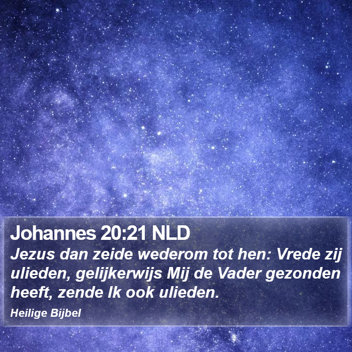 Johannes 20:21 NLD Bible Study