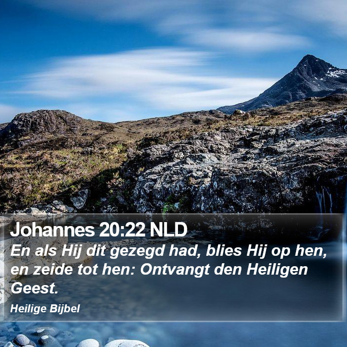 Johannes 20:22 NLD Bible Study