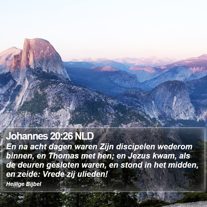 Johannes 20:26 NLD Bible Study