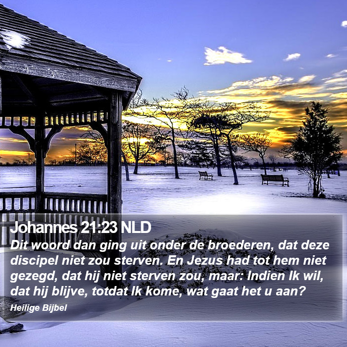 Johannes 21:23 NLD Bible Study