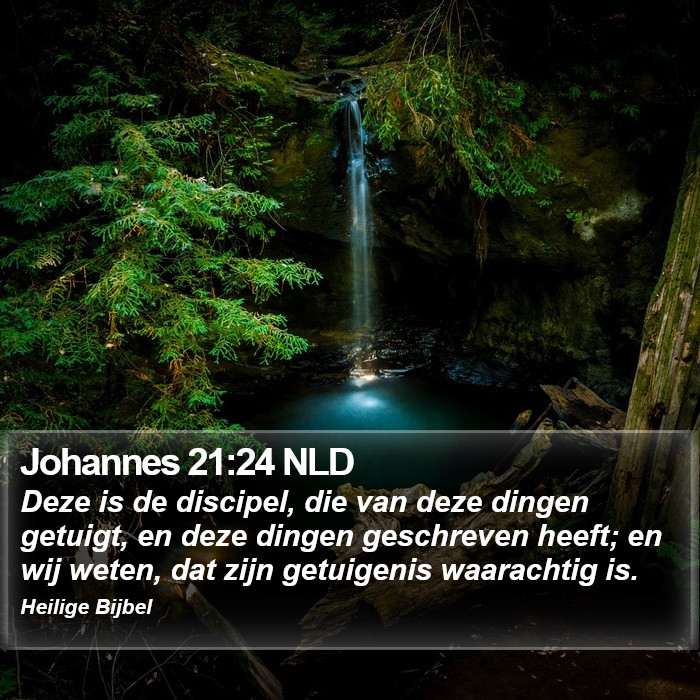 Johannes 21:24 NLD Bible Study