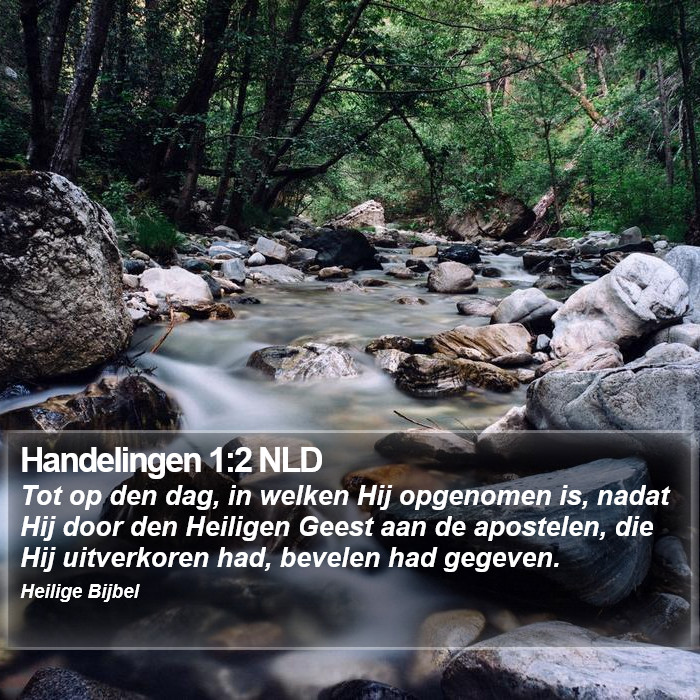 Handelingen 1:2 NLD Bible Study