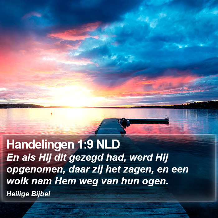 Handelingen 1:9 NLD Bible Study