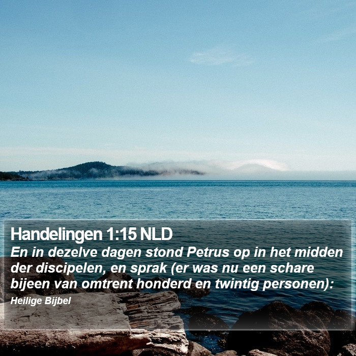 Handelingen 1:15 NLD Bible Study